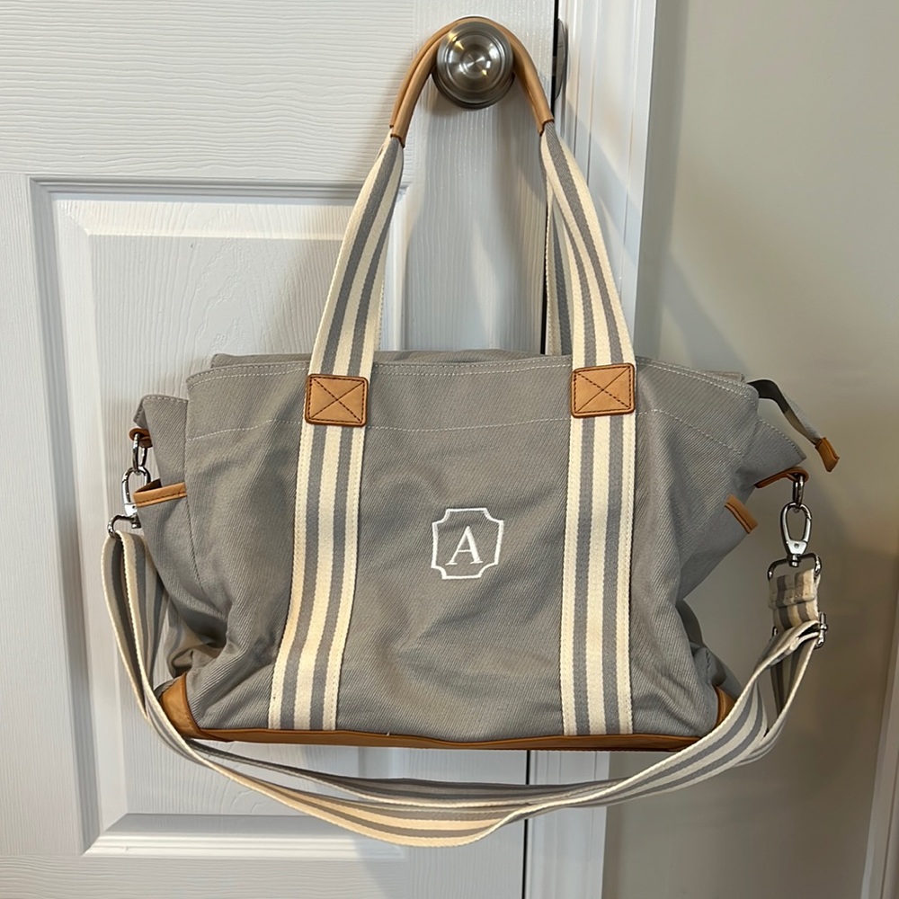 Pottery Barn Kids Classic Monogrammed Classic Diaper Bag